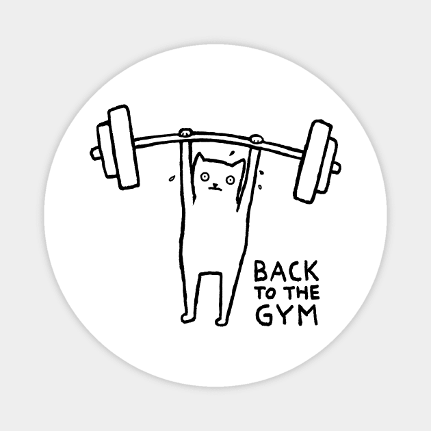 Back to the Gym Magnet by FoxShiver